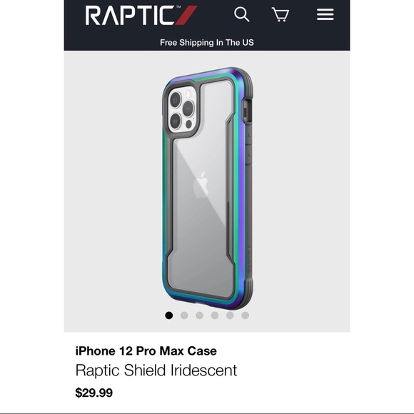 Raptic iPhone 12 Pro Max Raptic Shield Phone Case